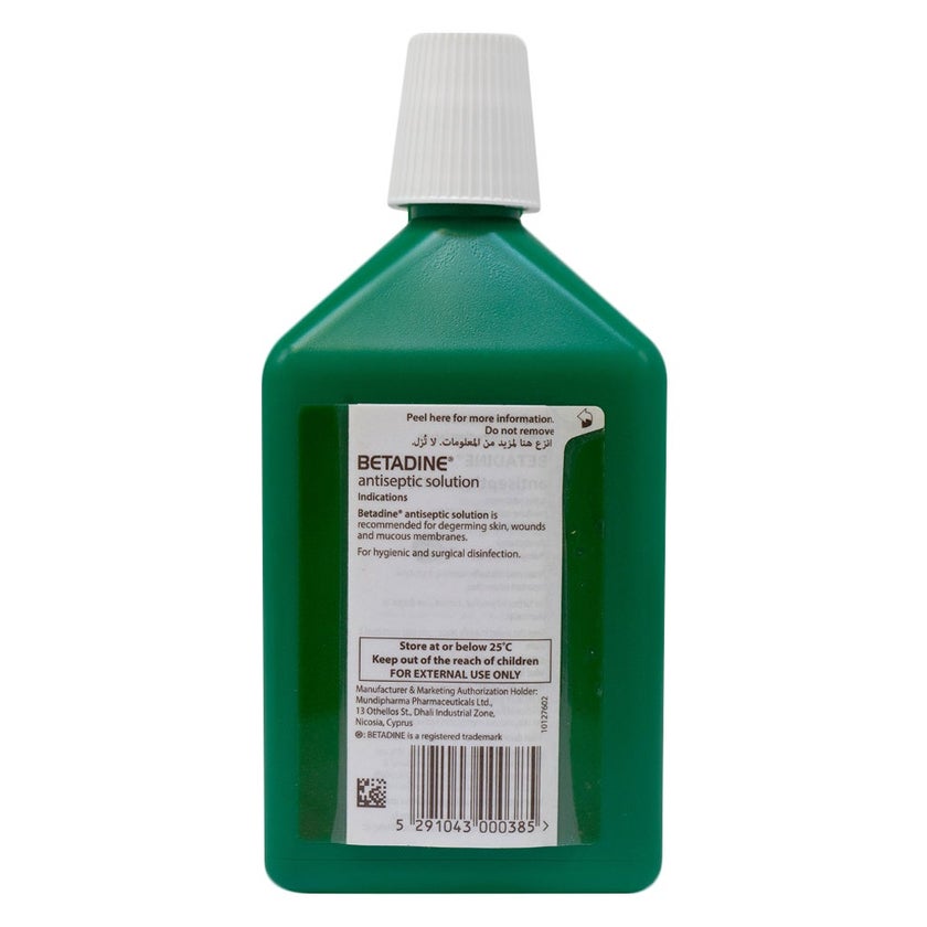 Betadine Povidone Iodine Antiseptic Solution 500ml