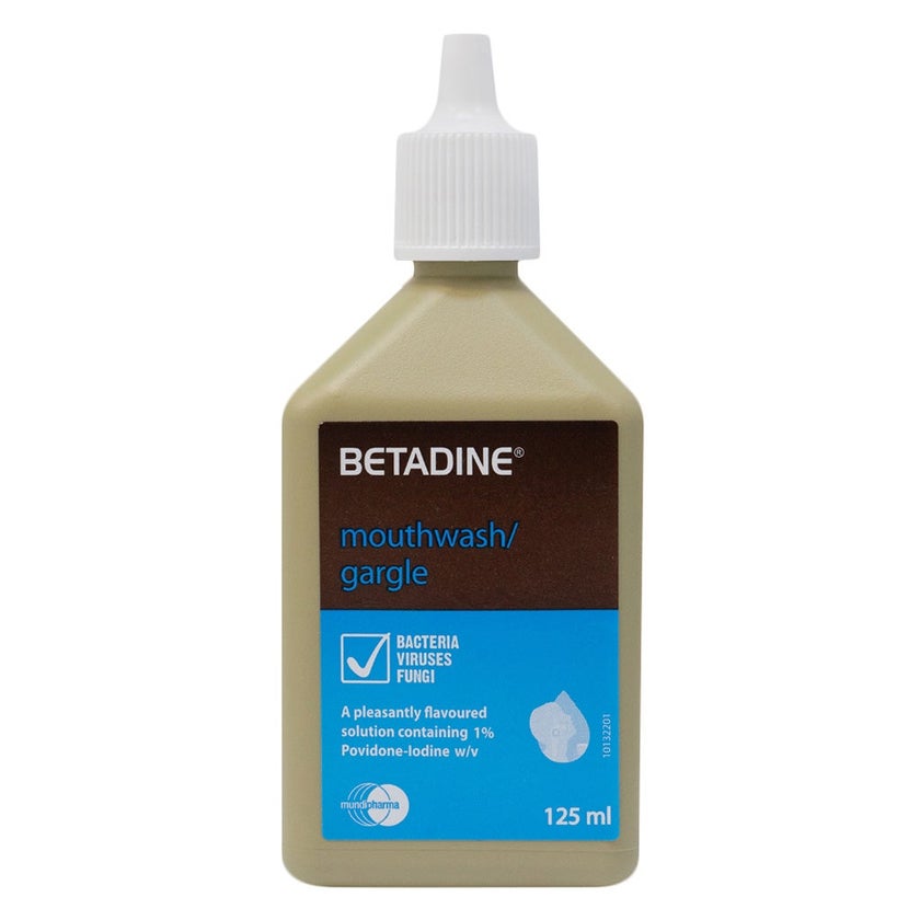 Betadine Mouthwash/Gargle 125ml
