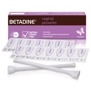 Betadine Vaginal Pessaries, Pack of 14's