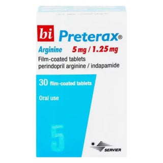 Bi Preterax Arginine 5mg/1.25mg Tablets, Pack of 30's