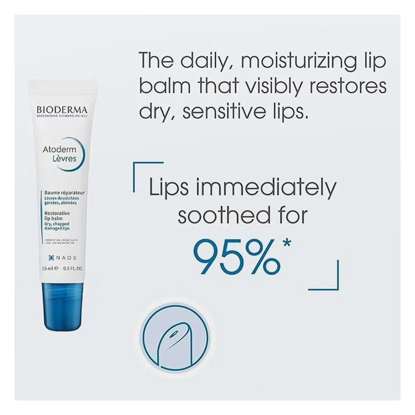 Bioderma Atoderm Ultra-Nourishing Lip Balm 15ml