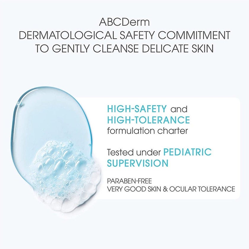 Bioderma ABCDerm Mild Cleansing Foaming Gel For Babies & Children 1 L