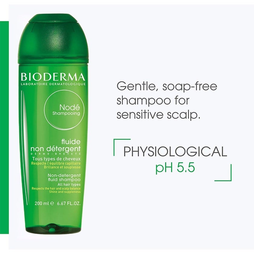 Bioderma Node Non-Detergent Fluid Shampoo For Sensitive Scalp 200ml
