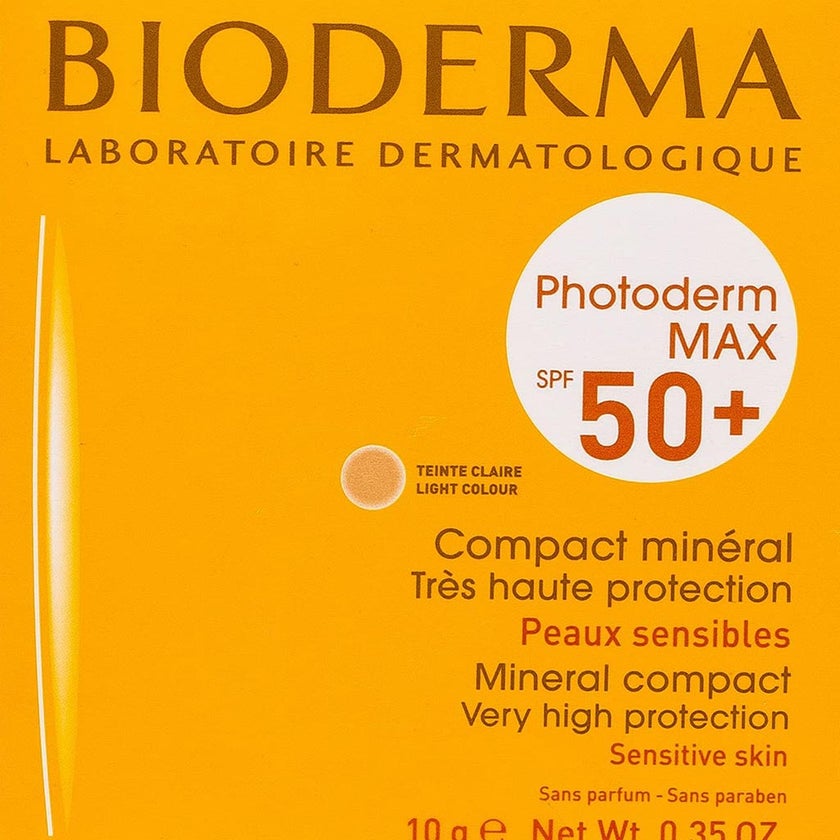 Bioderma Photoderm Max SPF50+ Mineral Sunscreen Compact 10g - Light