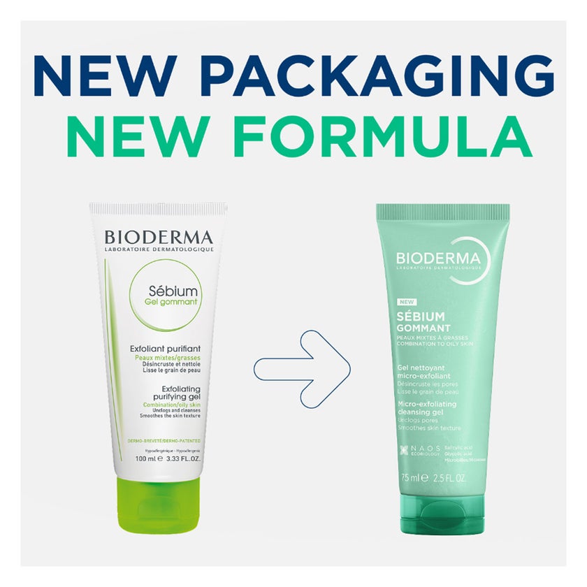 Bioderma Sebium Micro-Exfoliating Cleansing Gel 75ml