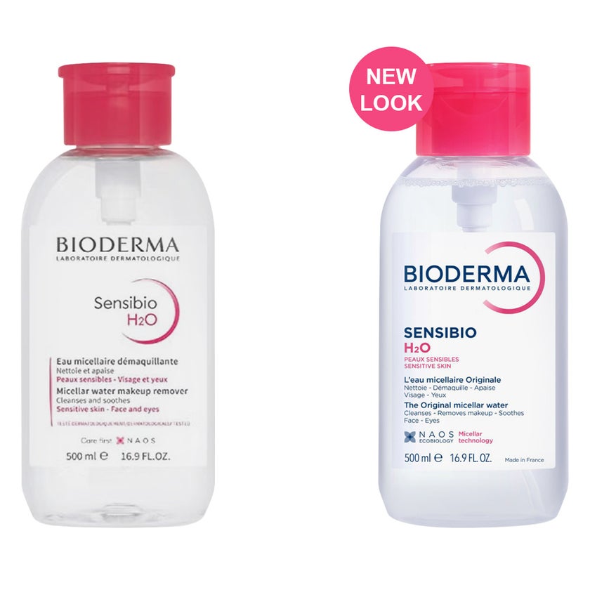 Bioderma Sensibio H2O Cleansing & Make up Removing Micellar Water with Pump 500ml