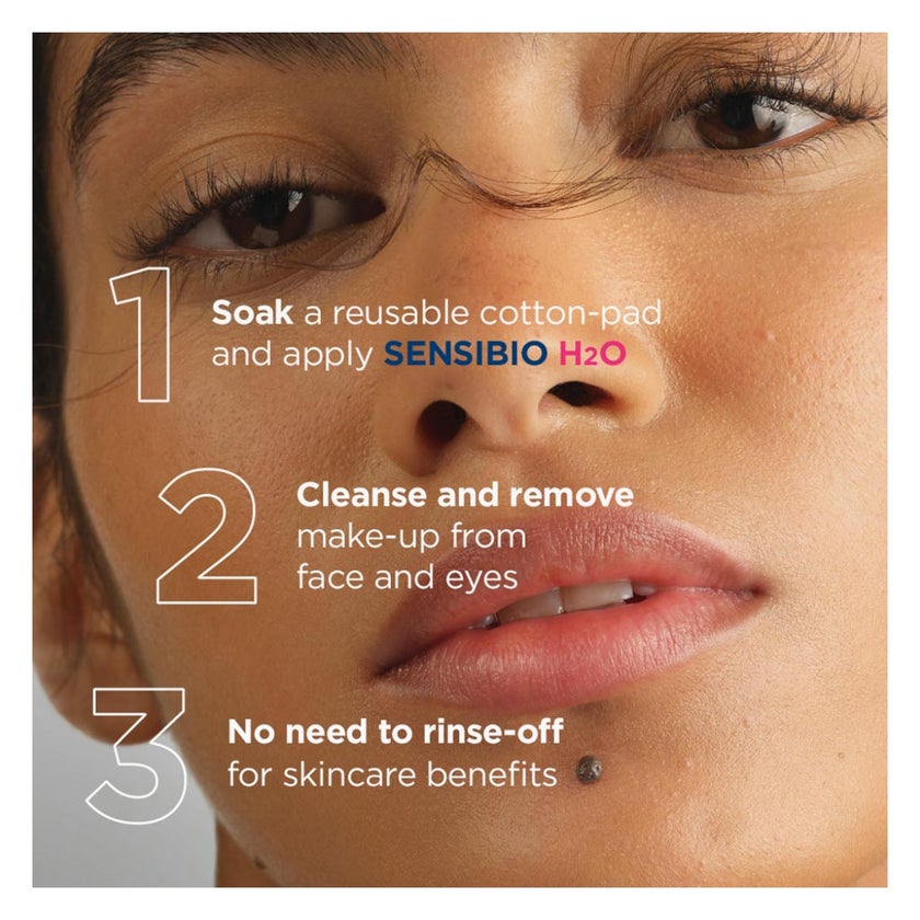 Bioderma Sensibio H2O Cleansing & Make up Removing Micellar Water with Pump 500ml