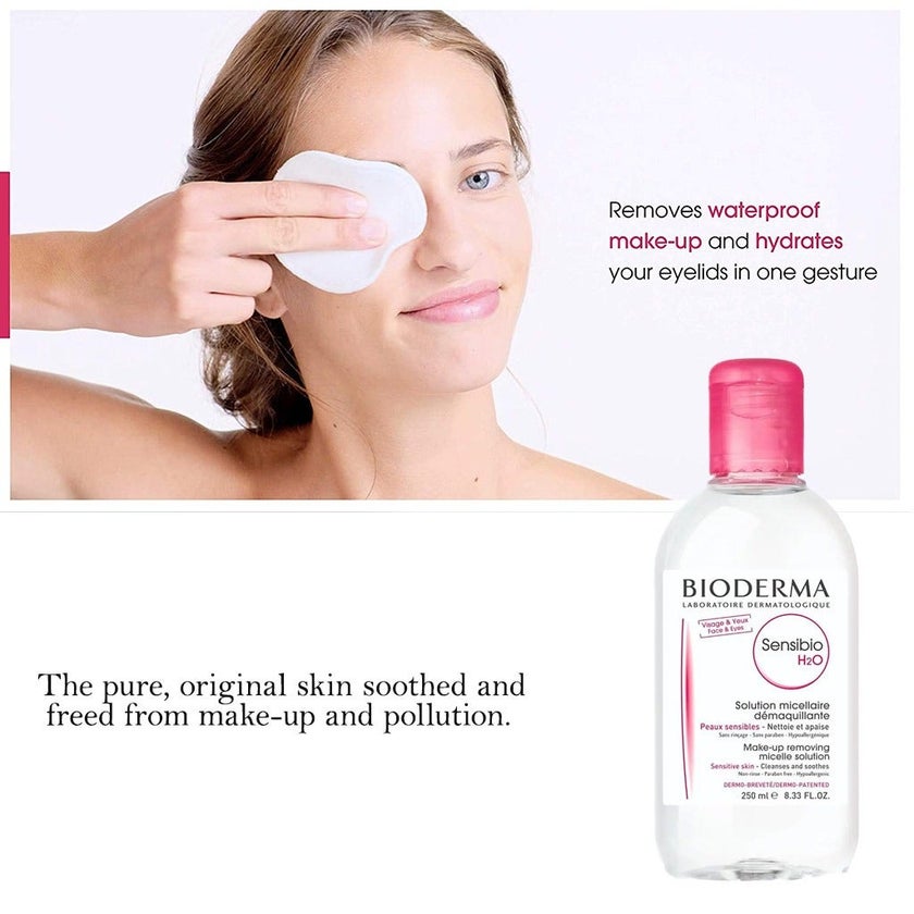 Bioderma Sensibio H2O Cleansing & Make up Removing Micellar Water 250ml