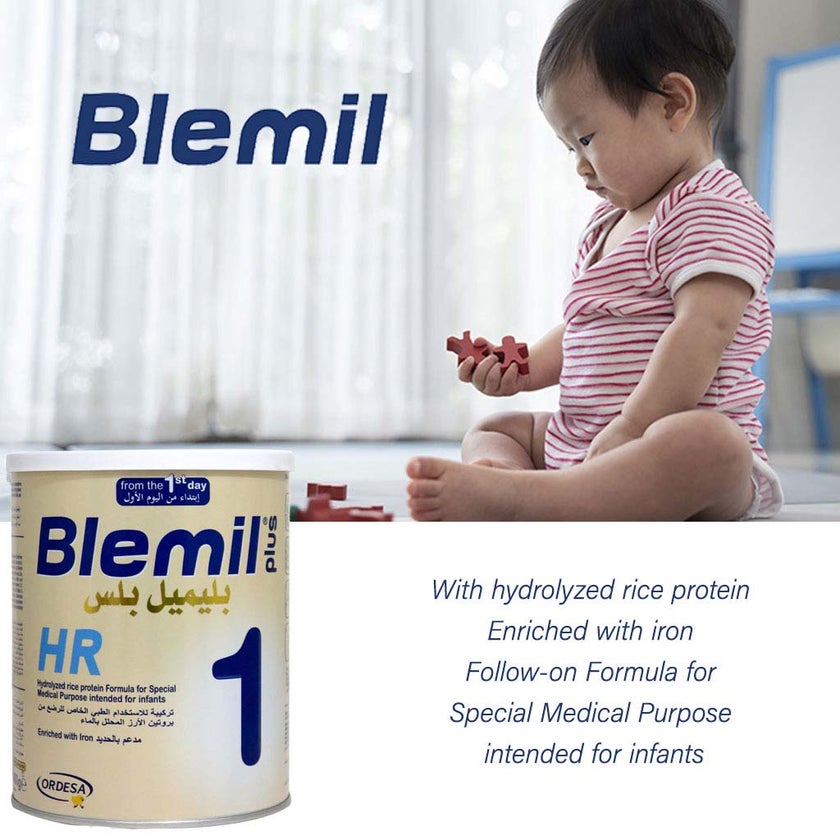 Blemil Plus Stage 1 HR Hydrolyzed Rice Protein Baby Milk Formula For 0 To 6 Months With Cow Milk Allergy 400g