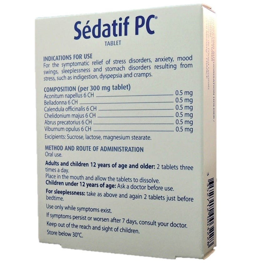 Boiron Sedatif PC Tablets, Pack of 40's