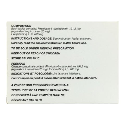 Brexin 20mg Tablets, Pack of 20's