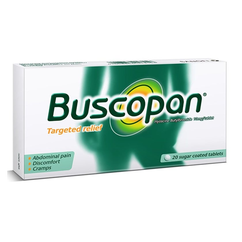 Buscopan 10mg Tablets, Pack of 20's