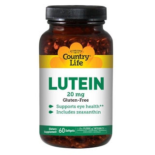 Country Life Lutein 20mg & Zeaxanthin Softgels For Eye Health, Pack of 60's