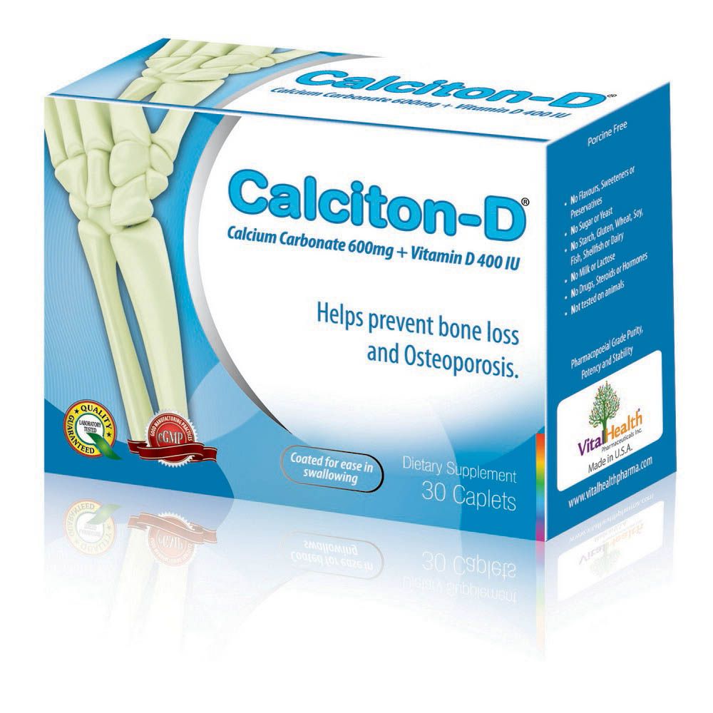 Vital Health Calciton D Caplets, Pack of 30's - myAster