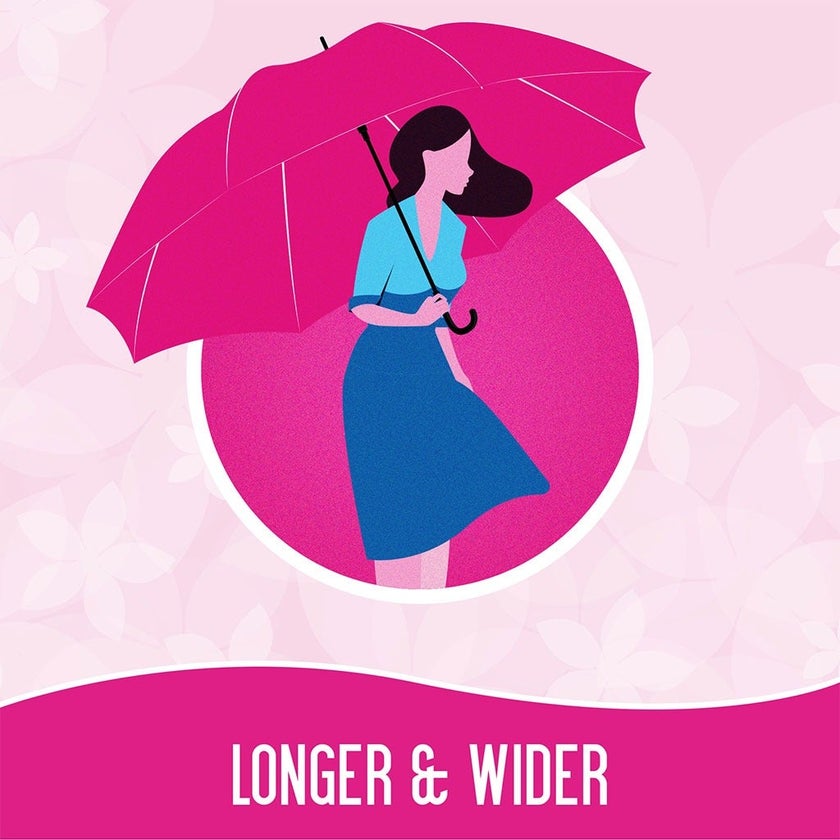 Carefree Plus Large Light Scented Panty Liners, Pack of 20's