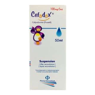 Cefodox 100mg/5ml Oral Suspension 50ml