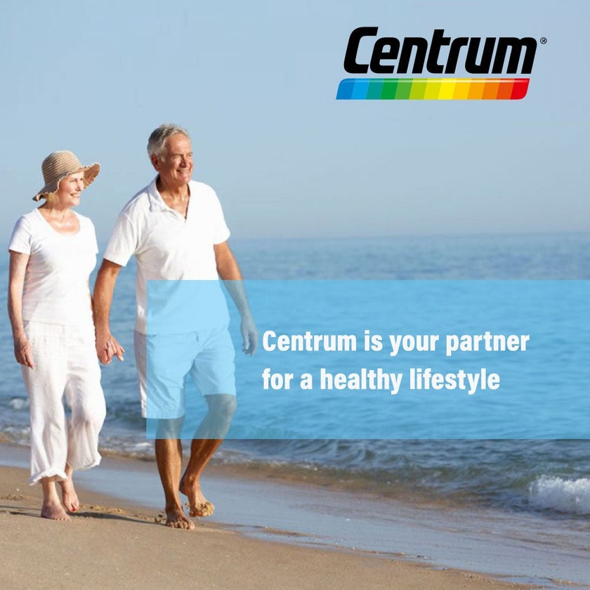 Centrum Silver With Lutein 50+ Adult Multivitamin Tablets, Pack of 100's