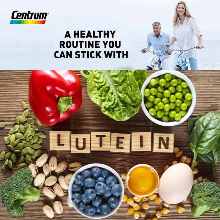 Centrum Silver With Lutein 50+ Adult Multivitamin Tablets, Pack of 30's