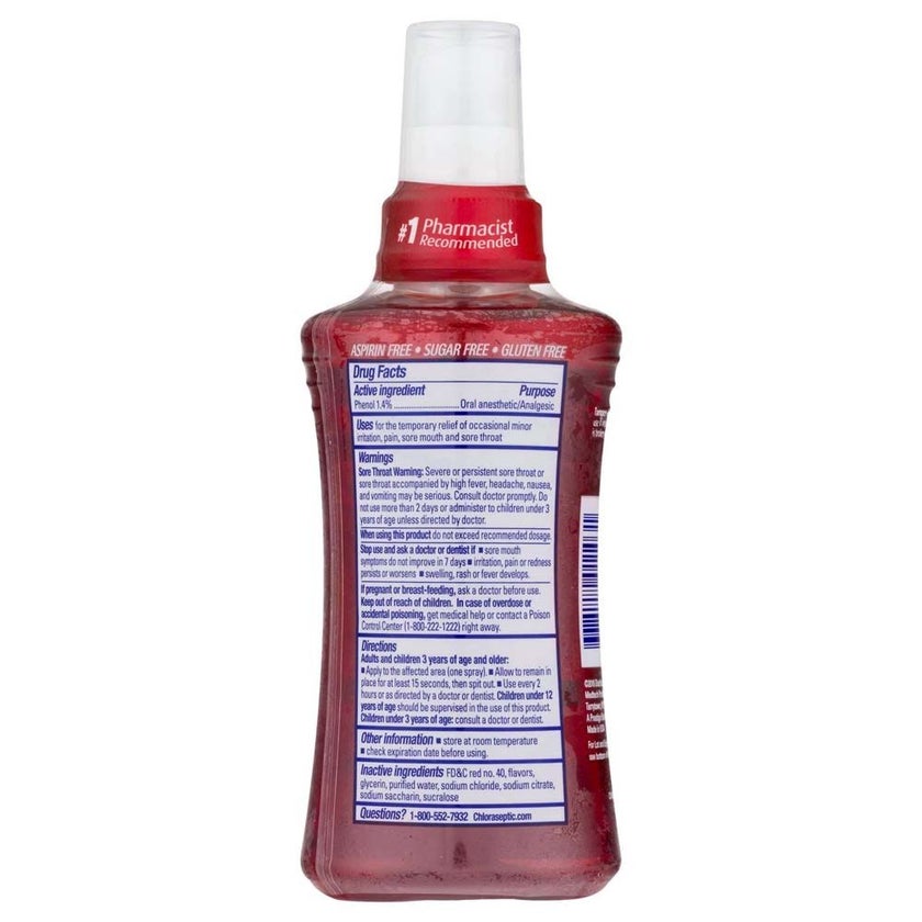 Chloraseptic Sore Throat Cherry Spray 177ml