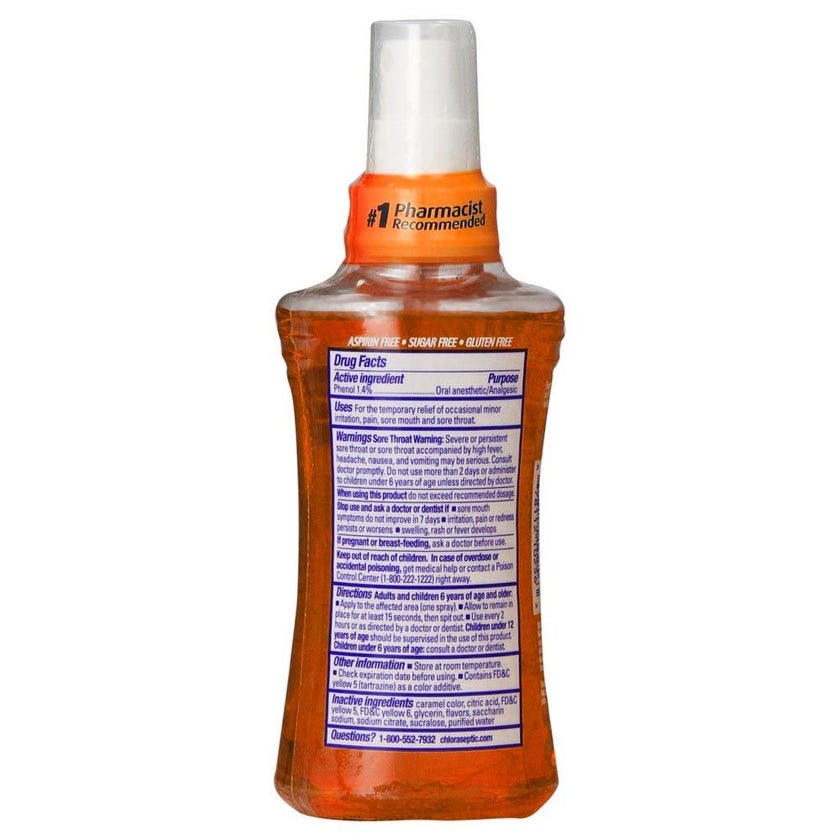 Chloraseptic Sore Throat Citrus Spray 177ml