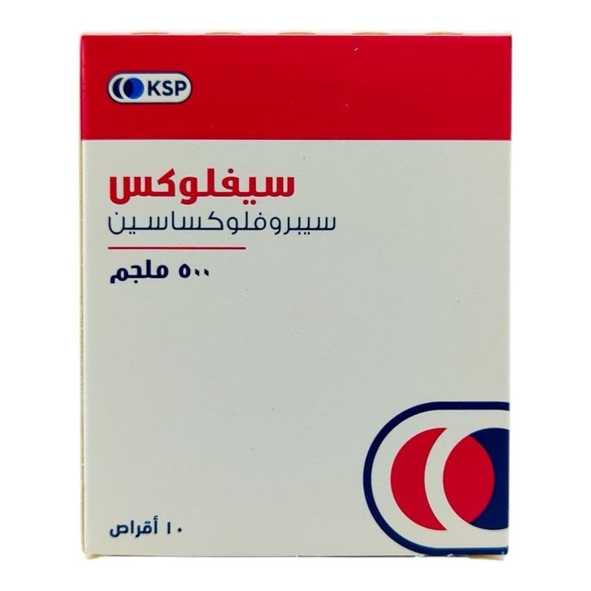 Ciflox 500mg Tablets, Pack of 10's