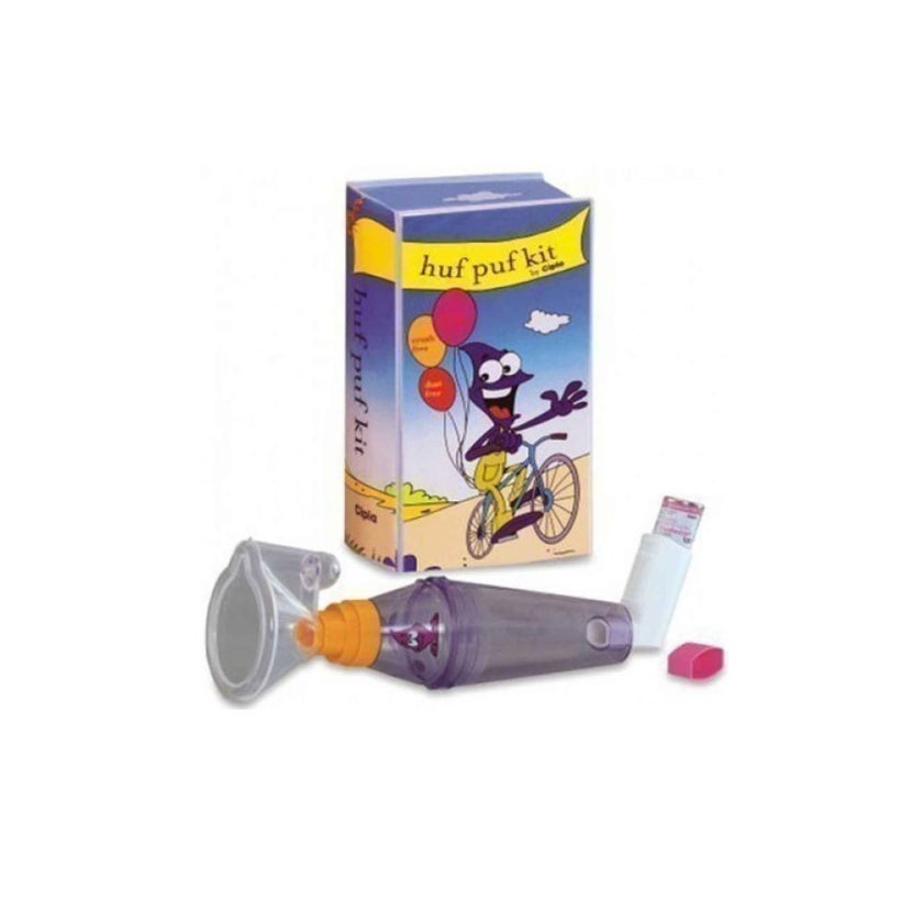 Cipla Huf Puf Kit Zerostat VT Spacer with Baby Mask