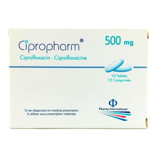 Cipropharm 500mg Tablets, Pack of 10's