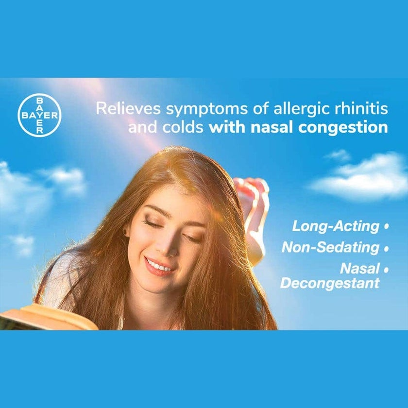 Clarinase Repetabs Tablets For Cold & Allergy, Pack of 14's