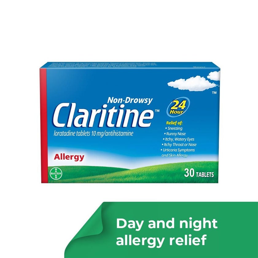 Claritine 10mg for Allergy Tablets, Pack of 30's