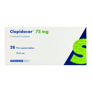Clopidocor 75mg Tablets, Pack of 28's