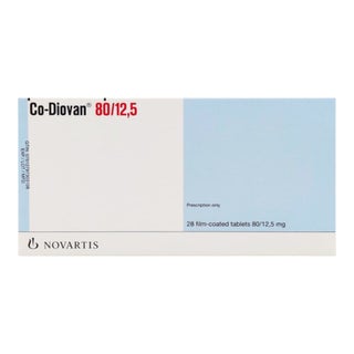 Co Diovan 80mg/12.5mg Film Coated Tablets, Pack of 28's