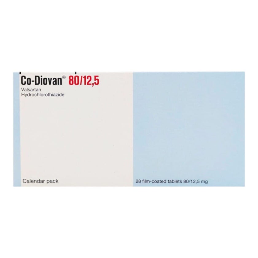 Co Diovan 80mg/12.5mg Film Coated Tablets, Pack of 28's