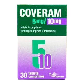 Coveram 5mg/10mg Tablets, Pack of 30's
