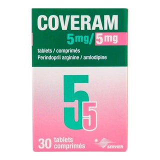 Coveram 5mg/5mg Tablets, Pack of 30's