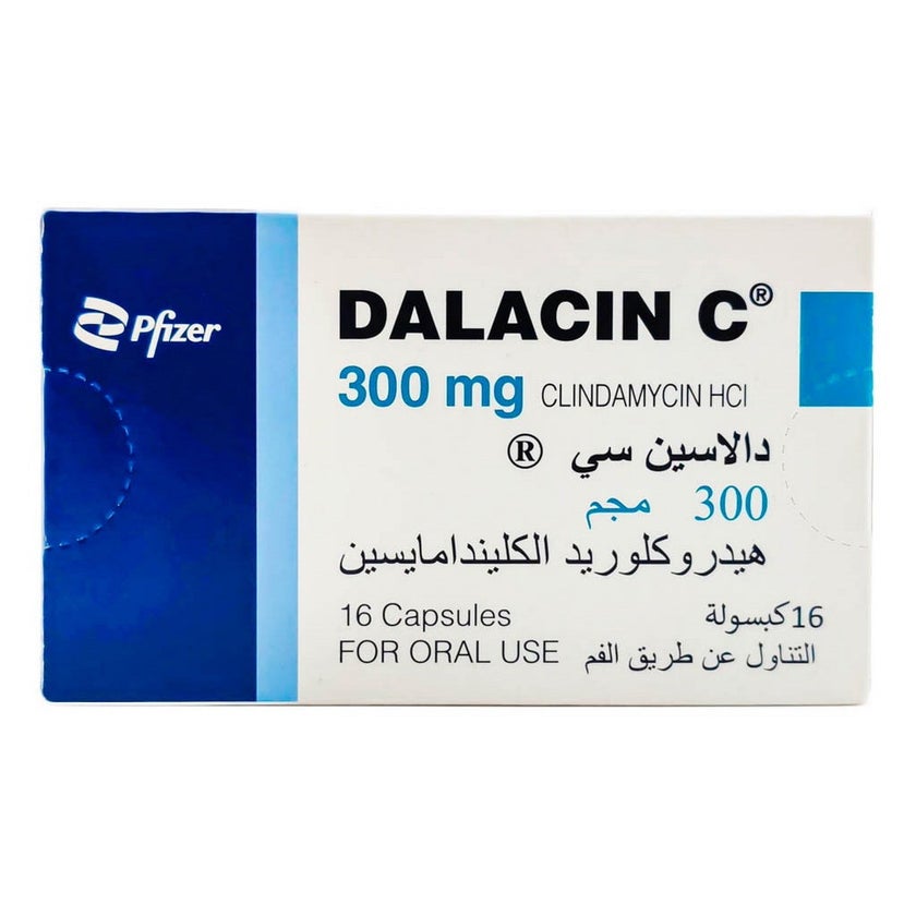 Dalacin C 300mg Capsules, Pack of 16's