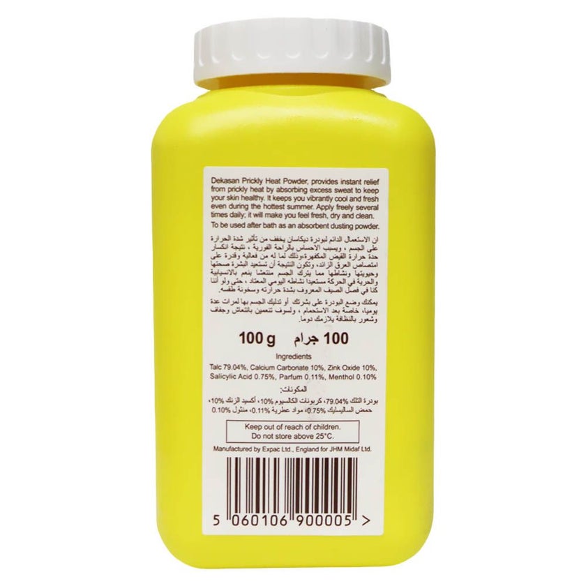 Dekasan Prickly Heat Powder 100g