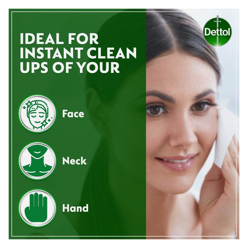 Dettol Anti-Bacterial Wipes, Pack of 10's