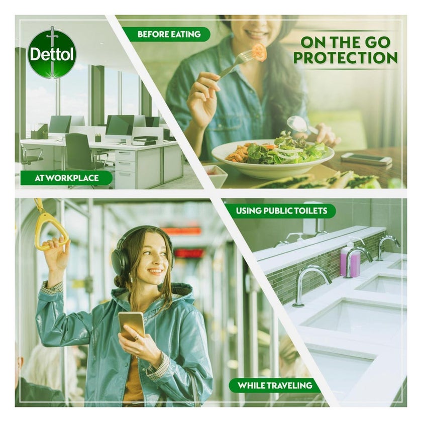 Dettol Original Antibacterial Hand Sanitizer 50ml