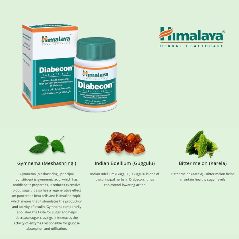 Himalaya Diabecon Tablets, Pack of 120's