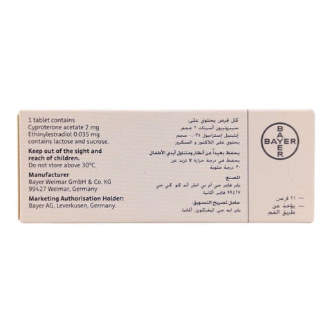 أقراص ديان-35، 21 قرص