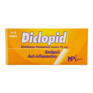 Diclopid 50mg Tablets, Pack of 20's