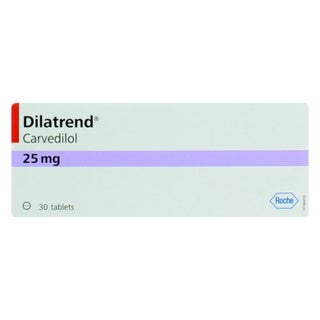 Dilatrend 25mg Tablets, Pack of 30's