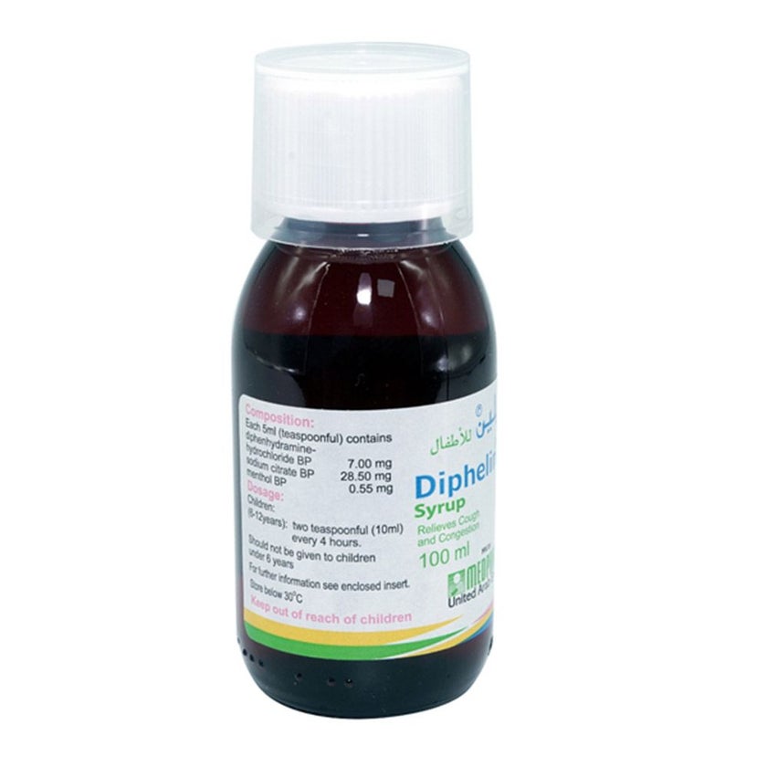 Diphelin Pedriatric Syrup 100ml