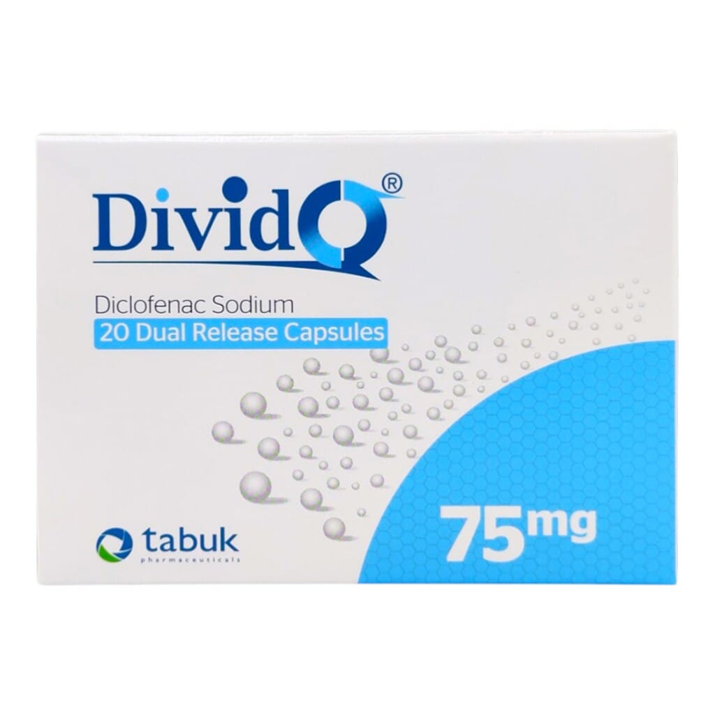 Dividol Divido 75mg Capsules 20's | Pain Relief | myAster