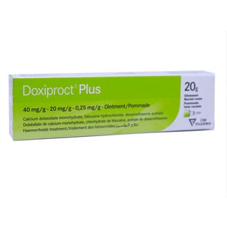 Doxiproct Plus Rectal Ointment For Hemorrhoids 20g 