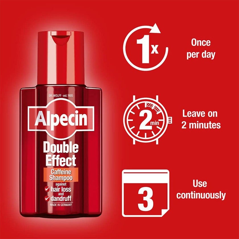 Dr.Wolff Alpecin Double Effect Caffeine Shampoo 200ml