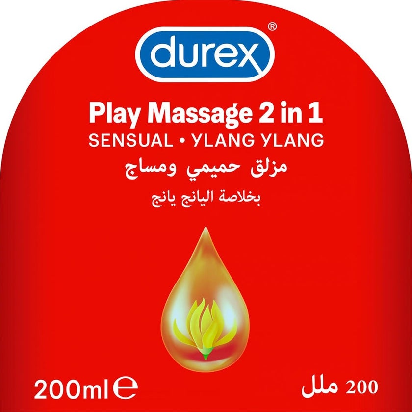 Durex Play Massage 2 In 1 Sensual Gel Lube 200ml