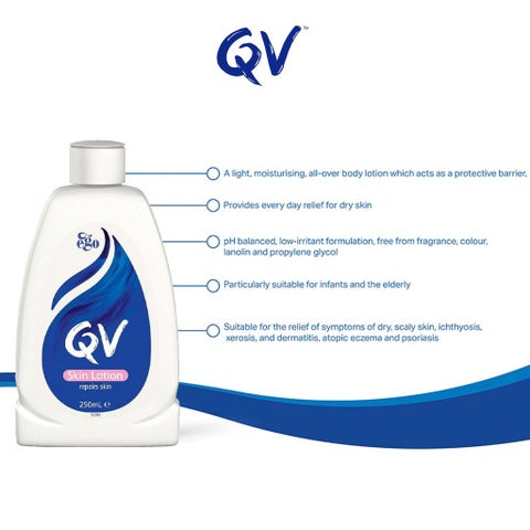Ego QV Skin Lotion Moisturizer For Dry And Sensitive Skin 250ml