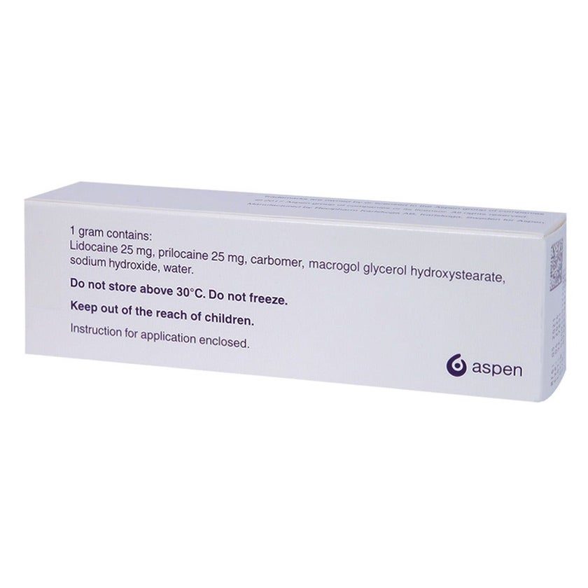 Aspen Emla Skin Numbing Topical Anaesthetic Cream 30g