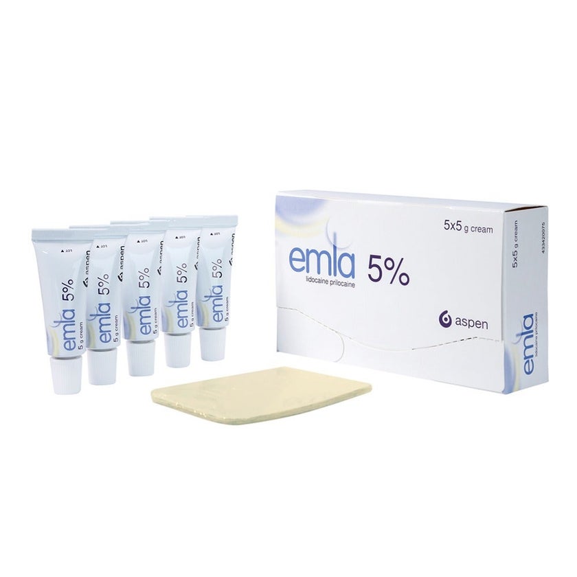 Aspen Emla Skin Numbing Topical Anaesthetic Cream 5g, Pack of 5's